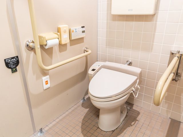 手すり付きトイレ  