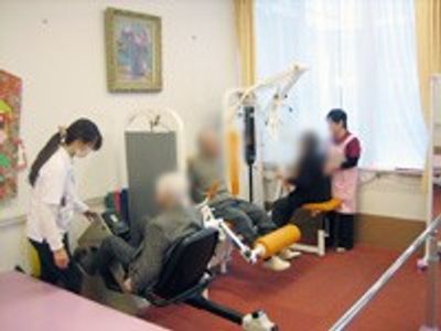 訓練機器がある部屋