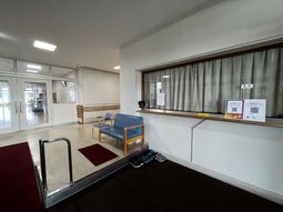 受付のあるロビー  