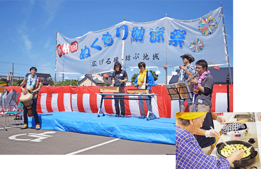 イベント演奏の屋外