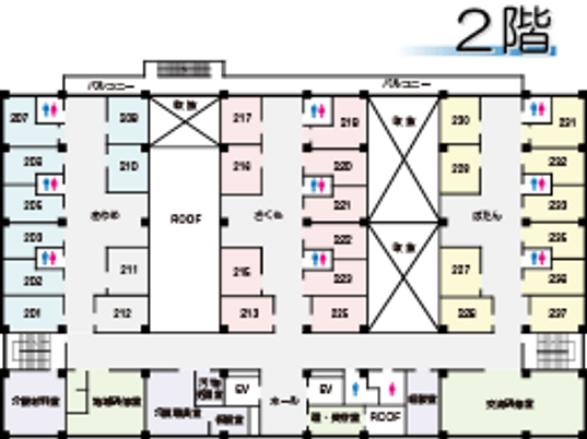 各階の見取り図