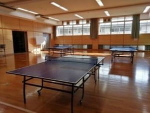 卓球台のある多目的室  