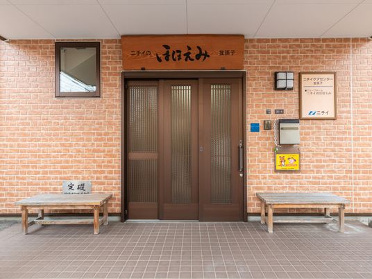 温かみを感じる玄関