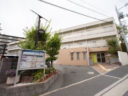 施設のエントランス外観