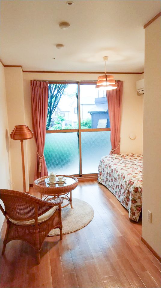 居心地の良い広々居室