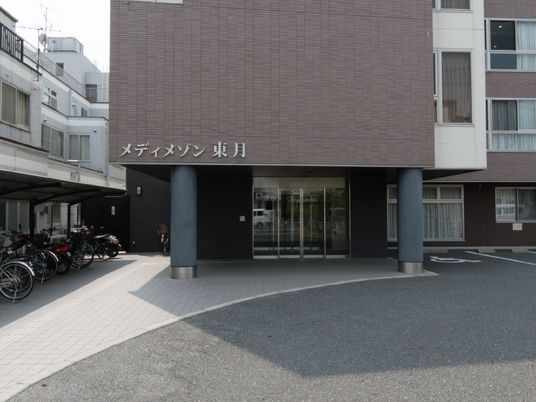 清潔感のあるエントランス