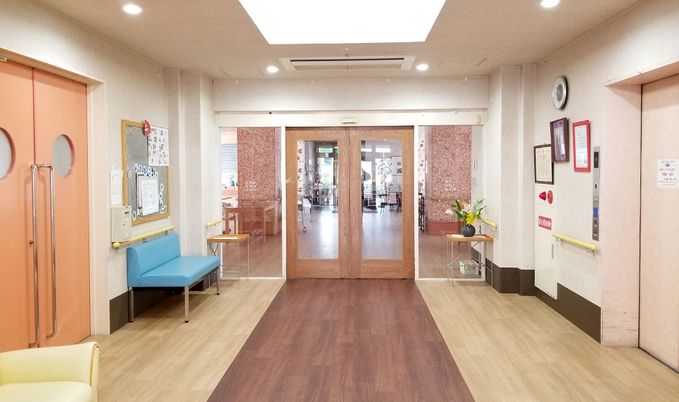 広いエントランス