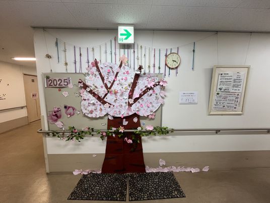 桜の壁飾り