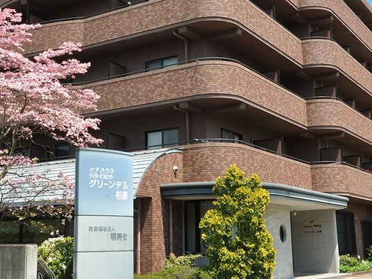 外観と看板  