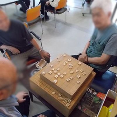 和やかな対局の様子