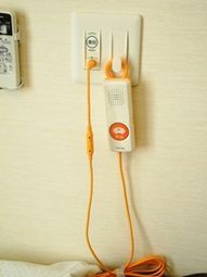 呼出し装置の壁取り付け