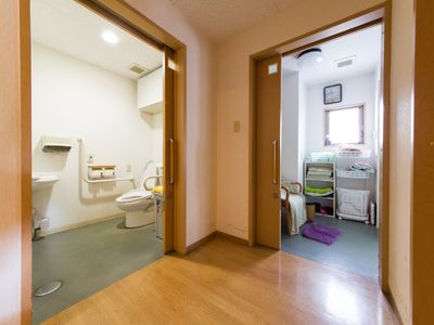 バリアフリーのトイレ