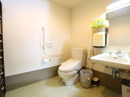 バリアフリーなトイレルーム
