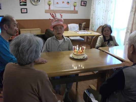 誕生日のお祝いダイニング
