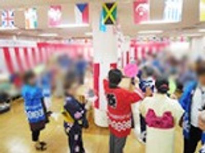 賑やかなイベント会場