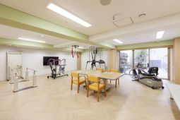 清潔なトイレと洗面所