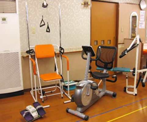 設備充実の機能訓練室