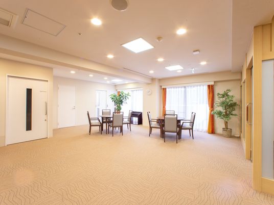 共有スペースが広々としている