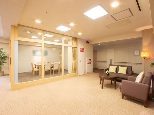 共有スペースの角度