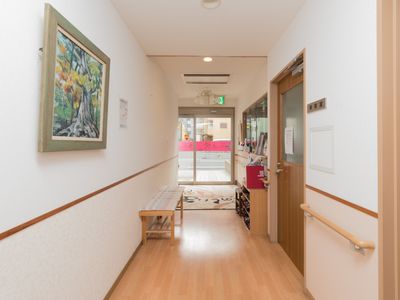 廊下と掲示物