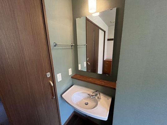 実用的な洗面所