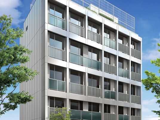 現代的な建物の外観
