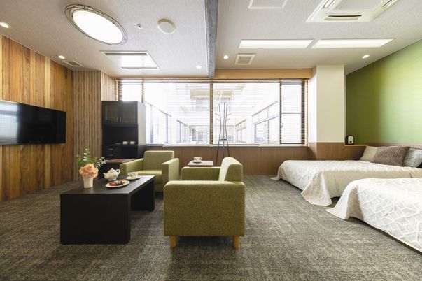 理美容室での施術風景