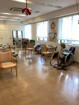 運動器具のある室内