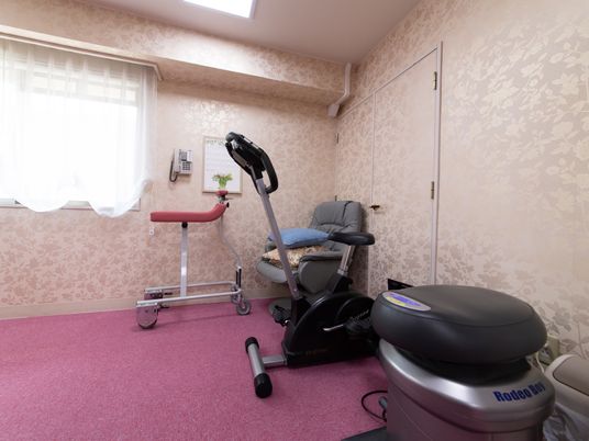 機能訓練器具が備え付けられた部屋