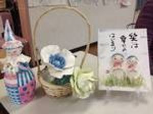 手作りクラフト展示
