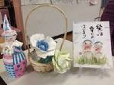 手作りクラフト展示