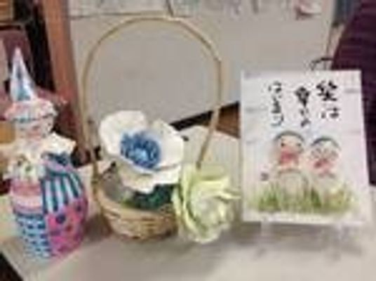 手作りクラフト展示