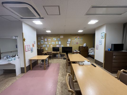 温かみのある共有スペース