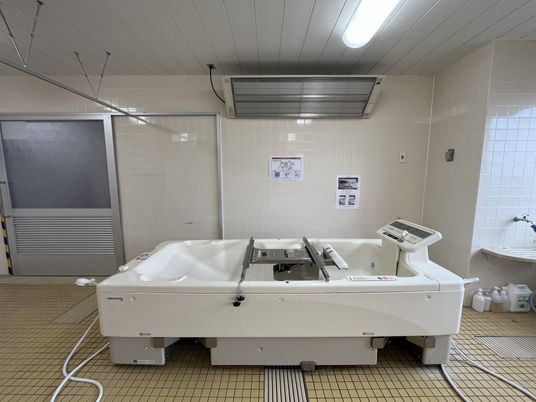 浴室の機械式バス