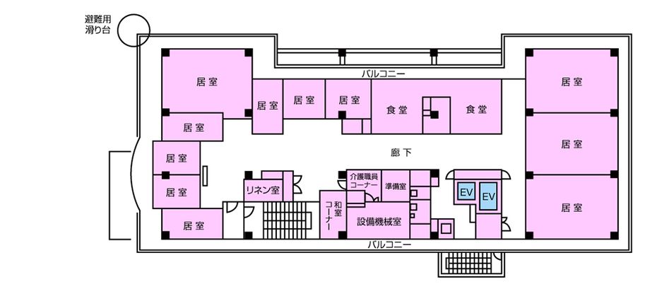 居室配置図面
