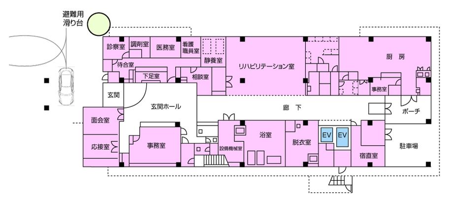 施設全体の見取り図