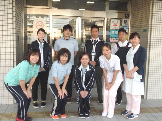 スタッフ集合のエントランス  
