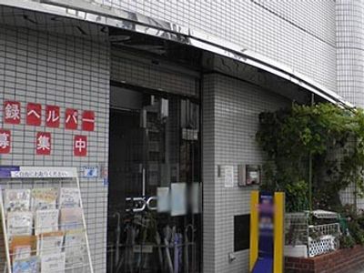 緑があるエントランス