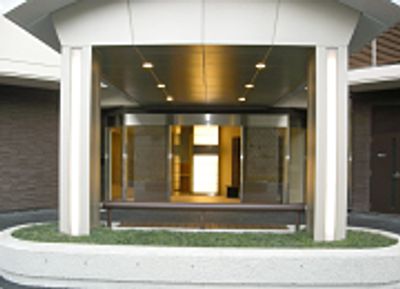 広いエントランス