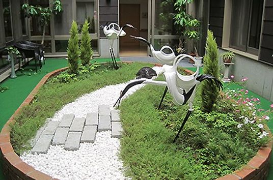 庭の静かな風景