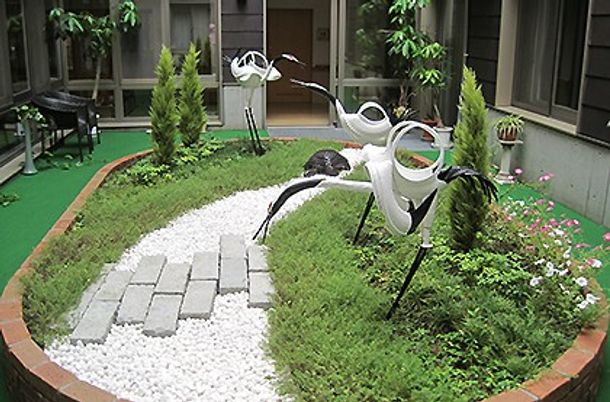 庭の静かな風景