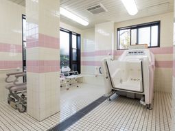 機能的な浴室設備