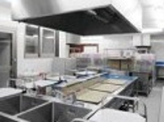 清潔な厨房設備