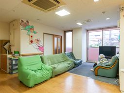 リビングエリアの一角