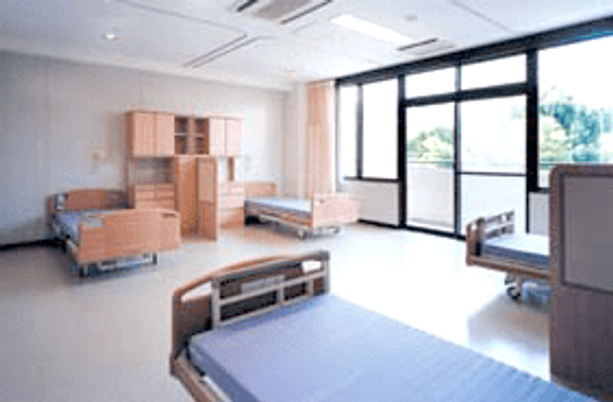 自然光が差し込む居室