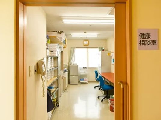 健康相談室の出入口  