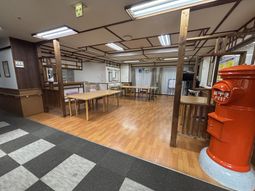 広々としたラウンジ