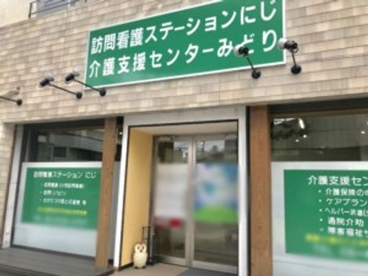 訪問看護ステーションの看板