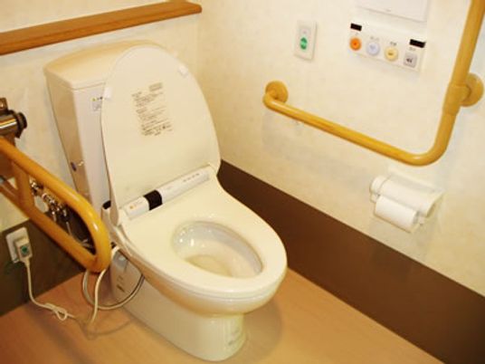 安全設備の整ったトイレ