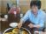 料理を楽しむリビング